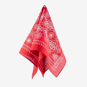 Bandana carré en coton, impression numérique personnalisée du logo, meilleur produit, livraison rapide, faible MOQ, également disponible en soie et en mousseline de soie - Product Image 2