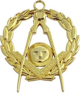 Pin Masónico de Solapa con Regla de Plomista para Vigilante Junior - [Dorado][1 1/4'' de Diámetro] Ancho del Artículo 1.25 Pulgadas Material Metal - Product Image 6