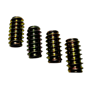 M8 c1022 Vàng kẽm mạ Việt Nam bên trong và bên ngoài răng gỗ đồ nội thất chèn Nut nam và nữ chủ đề kết nối các loại hạt THV - Product Image 2