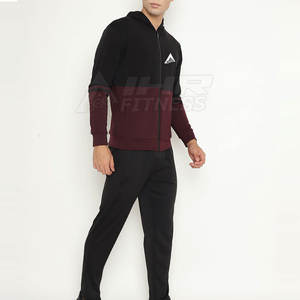 Conjunto de chándal de invierno al por mayor 100% sudaderas con capucha de secado rápido de poliéster y algodón con manga larga característica transpirable - Product Image 5