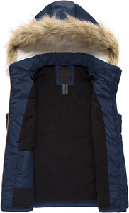 Chaleco Acolchado de Invierno para Mujer 2025, Cuello Alto, Cálido, Transpirable, Impermeable, Servicio OEM - Product Image 3