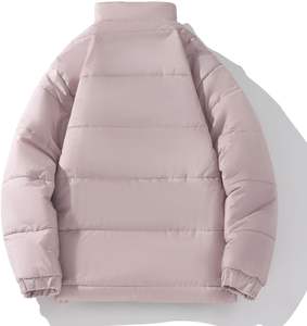 Chaqueta de patrón de cuello alto fino personalizable de alta calidad Ultra cálida ligera resistente al agua esencial de invierno - Product Image 6