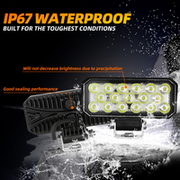 Phare de travail LED tout-terrain super lumineux 26W pour tracteur Kubota 12V, éclairage extérieur pour machines agricoles, modèle PZ7004, garantie 1 an