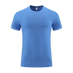 เสื้อยืดสำหรับผู้ชายเสื้อยืดสำหรับวิ่งออกกำลังกายแห้งเร็วออกแบบโลโก้แบรนด์ของคุณเอง - Product Image 4