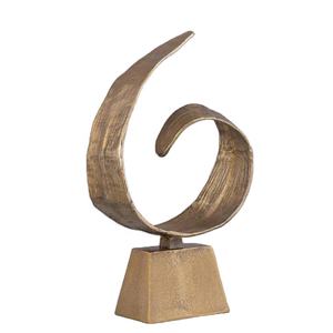 Esculturas de Metal de latón y aluminio fundido para decoración del hogar, esculturas de Arte Abstracto en acabado de bronce, esculturas de Metal para decoración del hogar - Product Image 1
