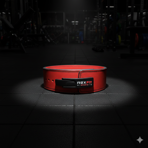 Ceinture de musculation professionnelle en cuir Rexfit Sports pour la musculation et le powerlifting, soutien du dos - Product Image 1