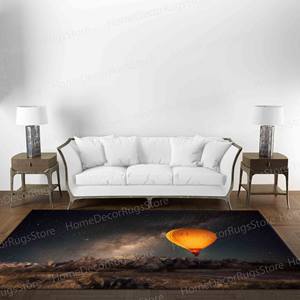 พรมพิมพ์ลายทางช้างเผือก: ตกแต่งร้านเสริมสวยด้วยดวงดาวในยามค่ำคืน พรมบางไม่ทอ - Product Image 3