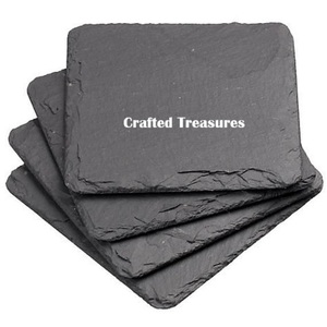 Ensemble de 6 sous-verres en rotin antidérapant rond en paille tressée et tasse de thé en osier résistant à la chaleur porte-tapis et tampons - Product Image 3