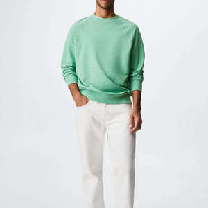 High Quality Crewneck Men Long Sleeve <b>Plain</b> <b>Sweatshirt</b> Custom Made Quick Dry Winter Wear <b>Sweatshirt</b> - Product Image 2