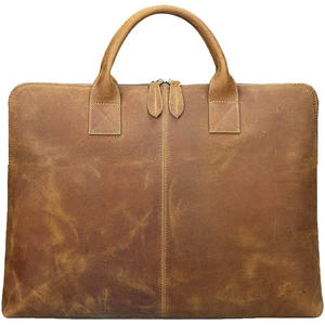 Professional Design Durable Genuine Leather <b>Laptop</b> Bag Stylish Fully Customizable Office Travel Top Trending Features - Product Image 1