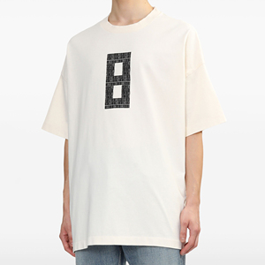 เสื้อยืดแขนสั้นสำหรับผู้ชาย100% ผ้าฝ้ายแห้งเร็วพิมพ์ลายโลโก้กราฟิก - Product Image 2