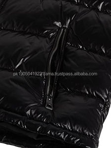 Chaqueta de Invierno para Hombre, Estilo Informal, con Capucha Desmontable, Personalizable, Lisa, Impermeable, Diseño OEM, Corte Holgado - Product Image 5