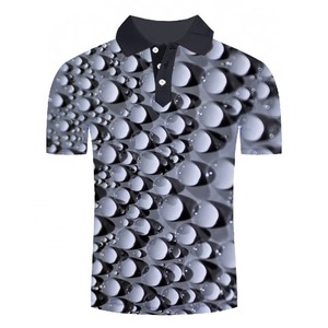 Polo de Golf con Impresión por Sublimación de Alta Calidad para Hombre, Camisa Polo de Tela Cómoda Transpirable con Logotipo Personalizado - Product Image 2