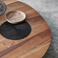 Table basse en bois massif Kusum Art, personnalisable, extensible, convertible, classique, moderne, luxueuse, pour salon, intérieur/extérieur