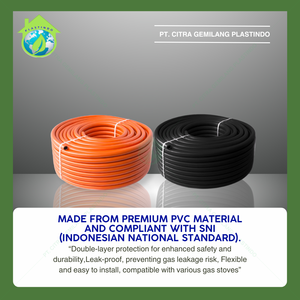 Best Durable <b>Custom</b> Range LPG Gas Hose 2 Layers 50m SNI Certified Explosion Resistant Leak Proof Safe Anti Rat Bite Portable - Product Image 6