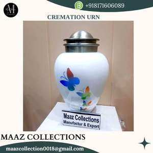 Urnas de Cremación para Adultos de Latón Hechas a Mano Personalizadas al por Mayor, Diseño Moderno de 10 Pulgadas, Estilo Americano Plateado, Artículos Funerarios para Hombres - Product Image 6