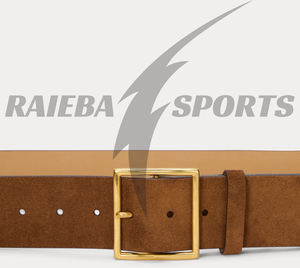 Cinturones de Cuero Vacuno con Hebilla de Cobre Grabada con Láser Vintage, Resistentes y Duraderos para Hombres, Mujeres y Niños, Personalizables, de Alta Gama - Product Image 1