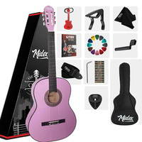 Midex 36 inç 3/4 Çocuk Gitar Seti 8-12 Yaş Yüksek Kaliteli Junior Gitar Sapele Maun Gövde Parlak Kaplama Gitar Çantası Askı Kapo