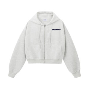 OEM ODM algodón polar invierno Streetwear Boxy Hoodie con cremallera bordado e impresión personalización hombres hechos en Vietnam - Product Image 1