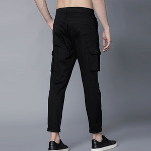 Wholesale <b>Men</b> Cargo <b>Trouser</b> With <b>Elastic</b> Waist Comfortable Black Color <b>Men</b> Cargo <b>Trouser</b> for Casual, Outdoor, and Streetwear - Product Image 3