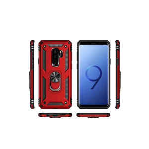 Coque en silicone JoieCreatif Vega Slim Fit pour Samsung Galaxy S9 Plus, coque de protection souple pour téléphone portable, rouge, compatible A34 A24 - Product Image 4