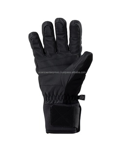 Gants de ski en cuir de qualité supérieure hiver temps froid extrême isolé imperméable anti-dérapant paume poignée doigts renforcés pour - Product Image 3