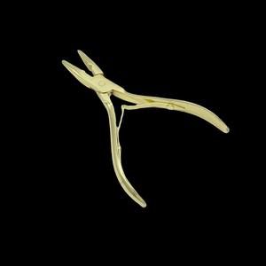 คีมต่อผมสแตนเลสสีเงินขนาด 5 นิ้ว 1 ชิ้น พร้อมรูสำหรับถอดแหวนต่อผมเคราติน - Product Image 2