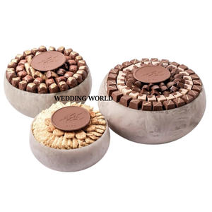 Bol à chocolat en acier inoxydable avec bol à chocolat de luxe plaqué argent pour les mariages royaux bol à chocolat de Ramadan de vente chaude - Product Image 5