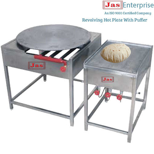 Plaque tournante pour chapati avec support - Équipement de boulangerie commerciale - Product Image 1