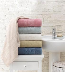 Cotton Organic Cotton Blended Jacquard <b>Towel</b> Soft Quick Dry Woven <b>Bath</b> Sheets & <b>Towel</b> <b>Set</b> Solid Color Rectangle for Home Travel - Product Image 4
