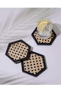 ที่รองแก้วหวายหวายสานกันความร้อน - Product Image 5