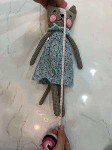 Muñeco de gato de ganchillo Amigurumi hecho a mano, minijuguete de peluche personalizado supersuave ecológico, estilo de almohada de peluche, diseño personalizable - Product Image 4