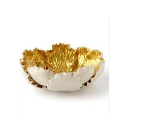 <b>White</b> And Gold Finished Chocolate <b>Bowl</b> Premium Quality Handmade Sweet <b>Bowl</b> Top Selling Chocolate <b>Bowl</b> - Product Image 1