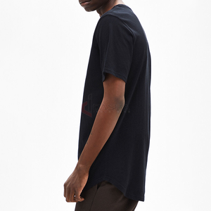 100% algodón orgánico peso pesado gota hombro impresión Digital transpirable Streetwear impreso camiseta fabricante - Product Image 2