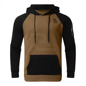 Traje de jogging de hombre sólido con capucha de invierno de alta calidad 100% algodón de secado rápido transpirable fábrica a granel al por mayor - Product Image 2