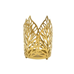 hot sale Golden Antique Metal Candle Holder <b>stand</b> with gold Luxury Best Quality Fancy Antique Wholesale Candle Holder - Product Image 4