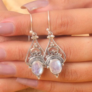 Boucles d'oreilles fantaisie en pierres de turquoise, plaqué or, serties de laiton, unisexe, pour mariage, fête, anniversaire, cadeau, bijoux certifiés IGI - Product Image 4