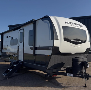 Mini Remolque de Viaje Ligero 2520BH |   Caravana Ligera Familiar |   Remolque RV Totalmente Equipado con Cama Plegable - Product Image 1