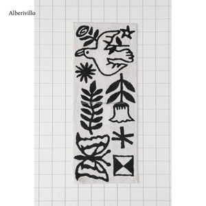 Alfombra de área bohemia de alta calidad, Alfombra de piso de pasillo con flecos, alfombra bordada para dormitorio bohemio de corredor por fabricante indio - Product Image 6