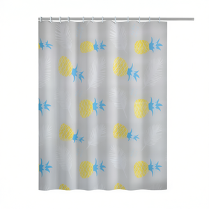 Cortina de Ducha de Plástico Gedy Tropical Azul y Amarillo 120x200cm Modelo TVI 13351230 - Product Image 2