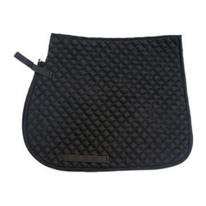 Tapis de selle matelassé en polyester personnalisé avec cordon, vente en gros, fabricant sur mesure pour les sports équestres professionnels - Product Image 1