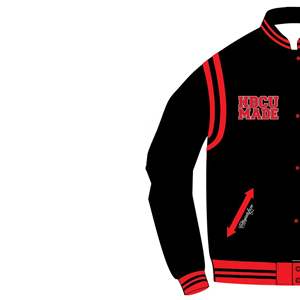 Clark Atlanta University Varsity Jacket Panthers Logo 1865 1988 Tribute HBCU Made Custom Collegiate Apparel Unisex Bulk Winter - Product Image 3
