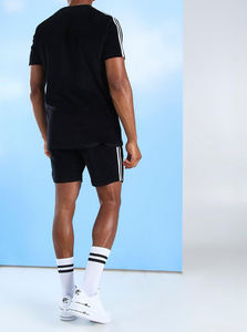 Vente à chaud ensemble short d'été en coton pour hommes vêtements de sport à séchage rapide t-shirt pour hommes avec ensemble court avec haut ensemble de vêtements personnalisés - Product Image 2