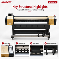 Impresora Eco Solvente Kenteer de 2.5m con Doble Cabezal de Impresión XP600, Máquina de Impresión de Inyección de Tinta para Pancartas Flexibles y Adhesivos de Gran Formato