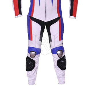 Combinaison de moto en cuir véritable de qualité supérieure, haut de gamme, coupe-vent, quantité minimale de commande bas - Product Image 3