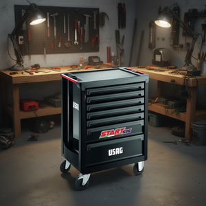 Gabinete con Ruedas Usag con 7 Cajones (Vacío) - Categoría de Productos: Gabinetes para Herramientas - Product Image 3