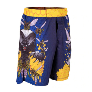 2024 Men's Training MMA Fight <b>Shorts</b> Custom Wholesale Grappling <b>Stretch</b> <b>Shorts</b> with Solid Sublimated Pattern Good Price - Product Image 5