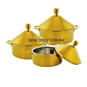 Casserole isolée à double paroi en acier inoxydable de qualité supérieure avec couvercle Vaisselle pour la maison et l'hôtel Article d'ustensiles de cuisine - Product Image 1