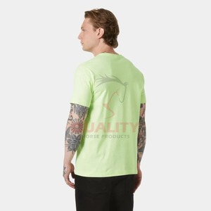 Camiseta de algodón grueso con impresión de logotipo personalizado, ropa de calle en blanco, servicio de fabricación OEM, tejido suave y duradero, venta al por mayor - Product Image 5