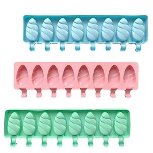 8-Connect Water Drop Silicone Ice Cream Gelatin Mold Ice Cube DIY Pudding Cake <b>Accessories</b> <b>Baking</b> Eco-Friendly Dishwasher Safe - Product Image 2